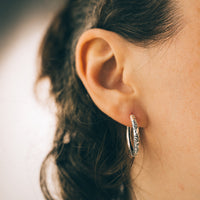 FALL - Sterling Silver Hoops