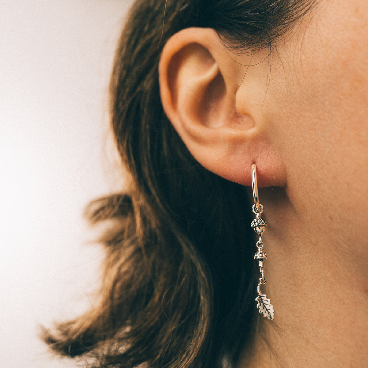 WOODLAND WALK - Sterling Silver Hoops