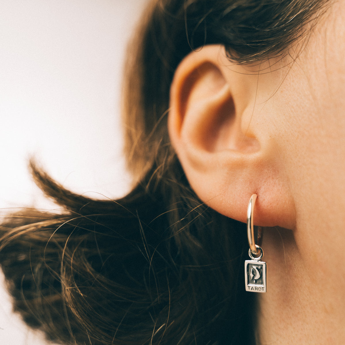 TAROT - Sterling Silver Hoops