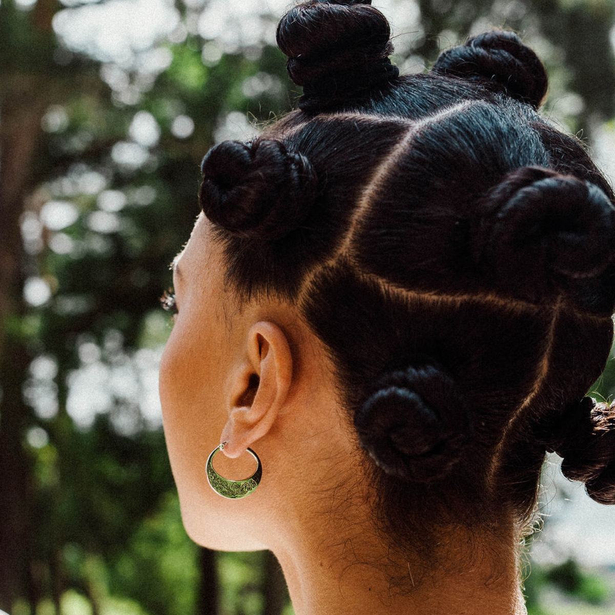 MEADOW - Sterling Silver Hoops