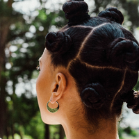 MEADOW - Sterling Silver Hoops