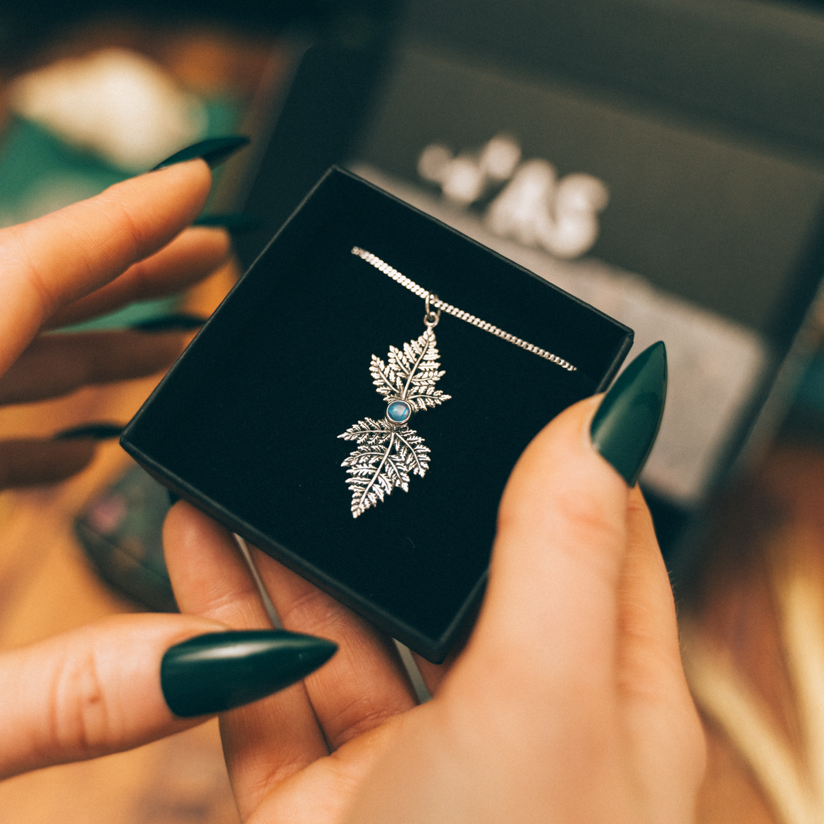 HEMLOCK - Sterling Silver & Moonstone Necklace