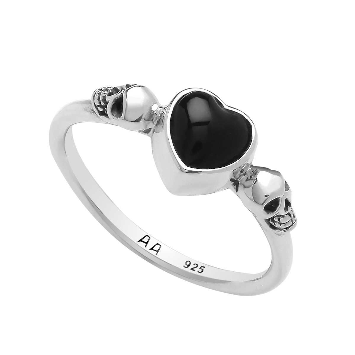 IMMORTAL LOVE - Onyx & Sterling Silver Ring