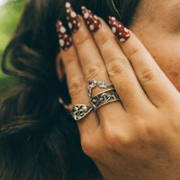FERN & FUNGI - Sterling Silver Ring