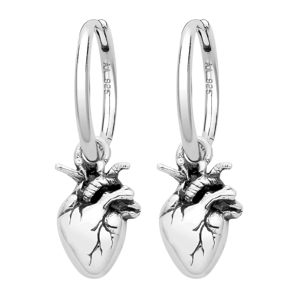 HUMAN SILVER EARRING SILVER HEART Made Human アクセサリー MADE You