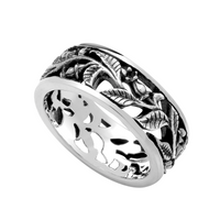 Sterling silver belladonna nightshade alternative nature jewellery