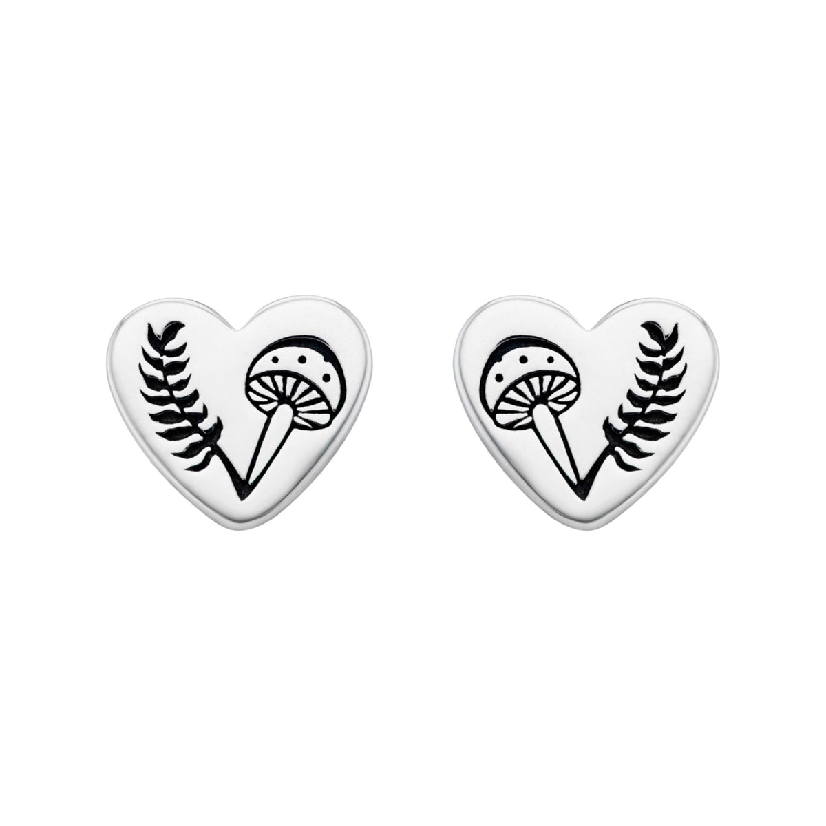 WILD HEART - Sterling Silver Studs