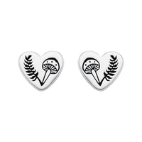 WILD HEART - Sterling Silver Studs