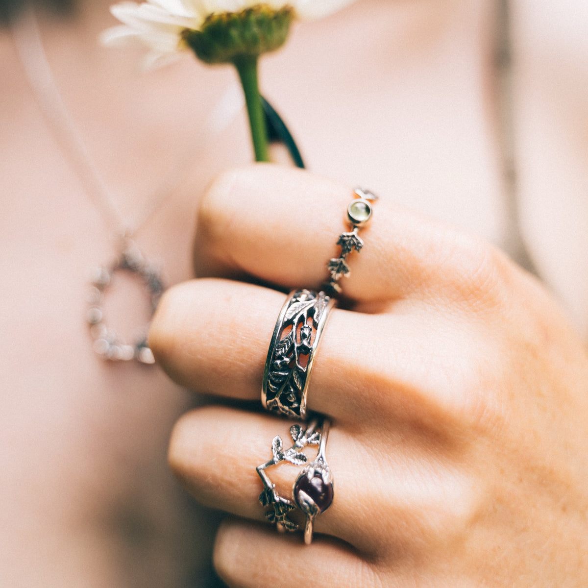NIGHTSHADE - Sterling Silver Ring
