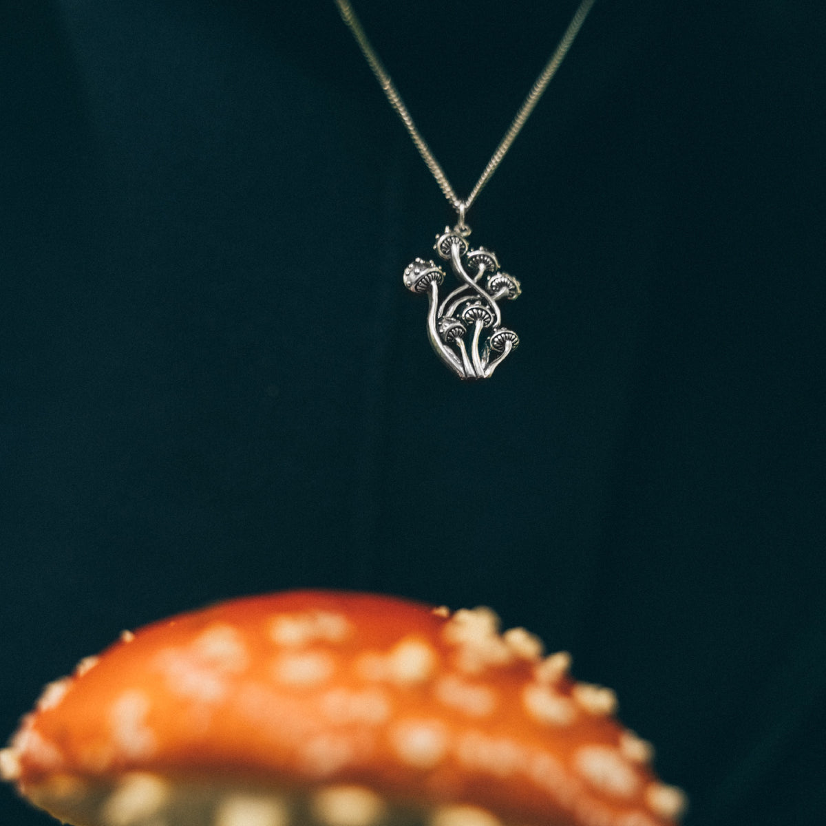 TANGLED TOADSTOOLS - Sterling Silver Necklace