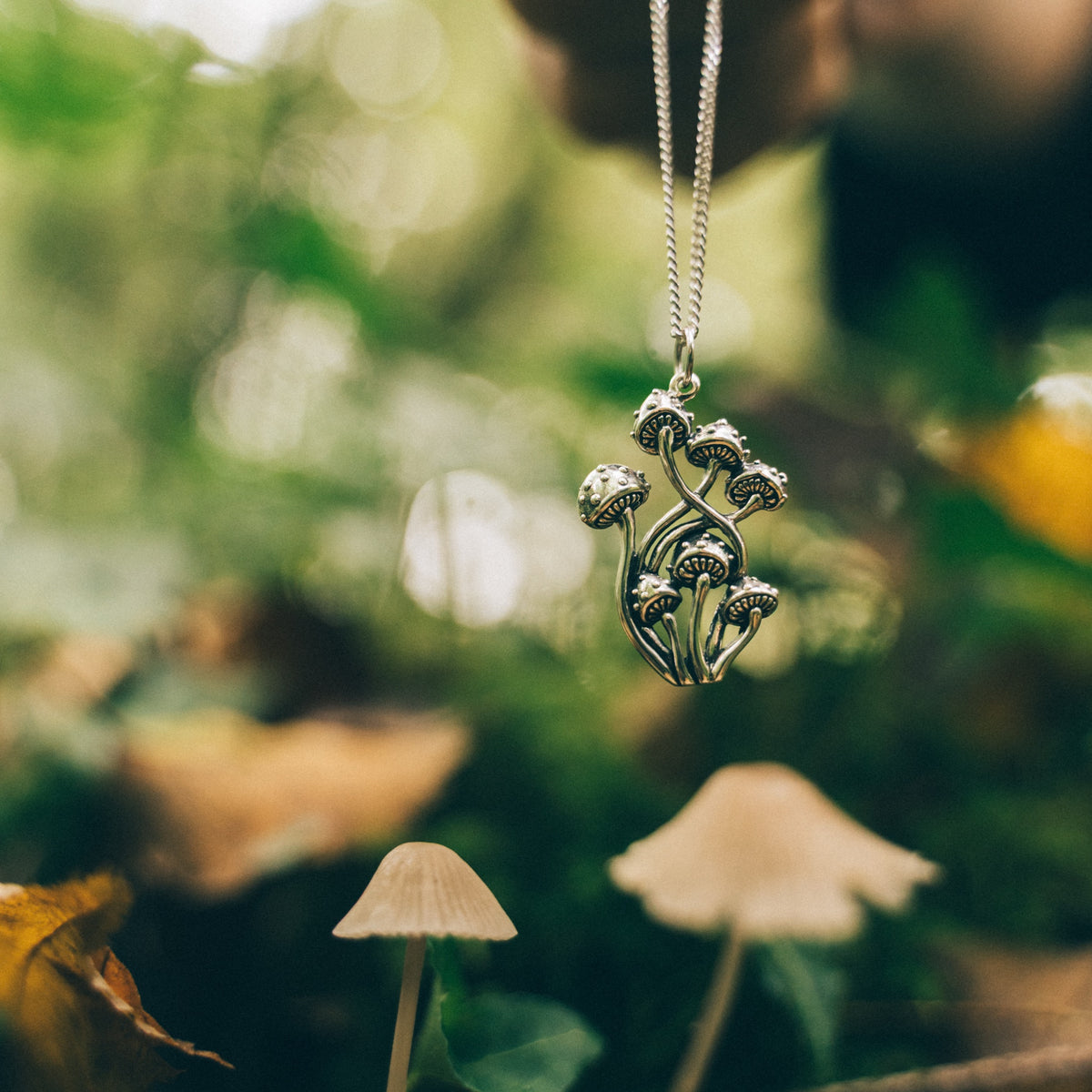 TANGLED TOADSTOOLS - Sterling Silver Necklace