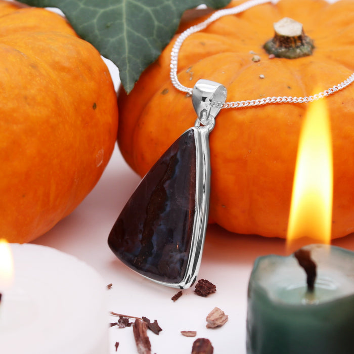 MERLIN - Sterling Silver & Mystic Merlinite Necklace