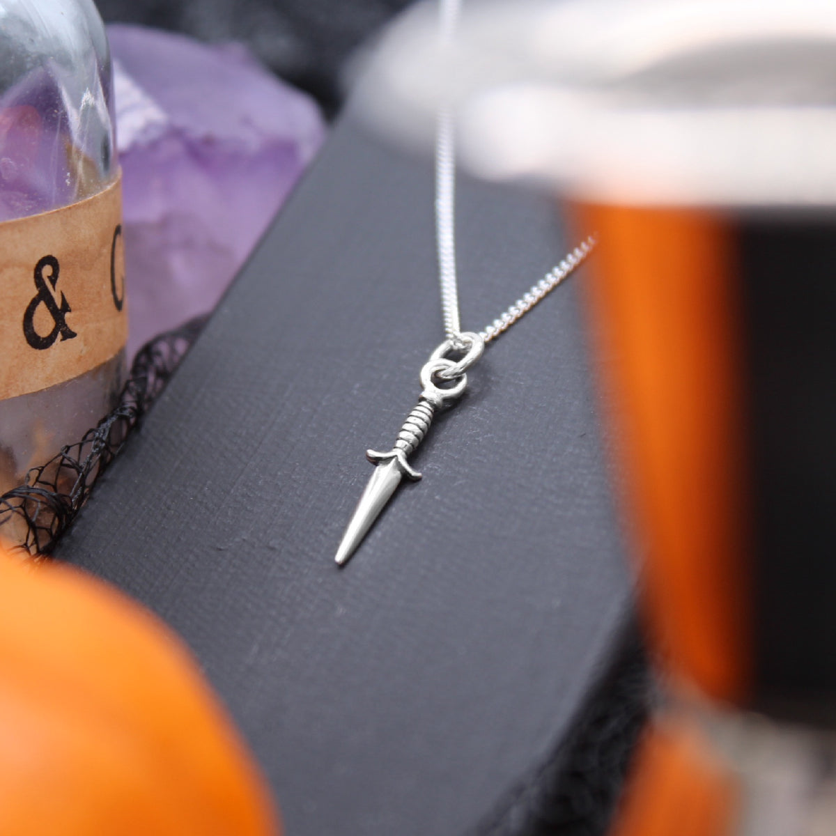 MINI DAGGER - Sterling Silver Necklace