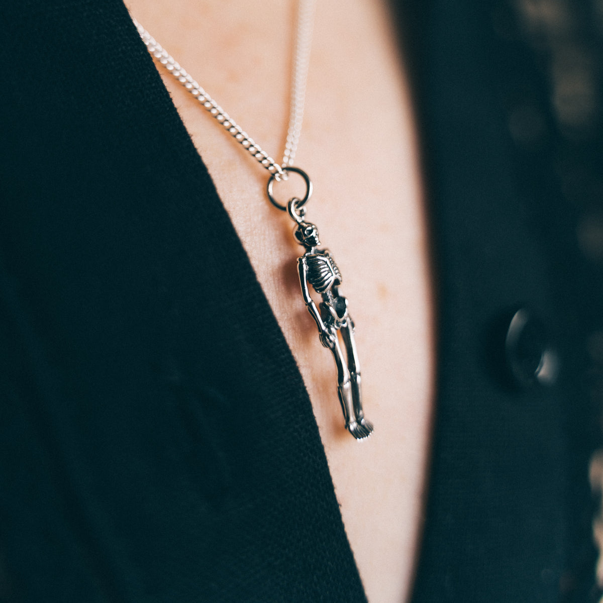 BONES - Sterling Silver Necklace