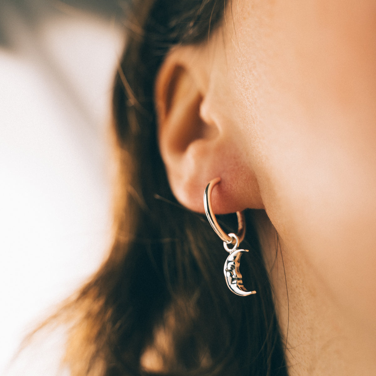 COSMIC - Sterling Silver Hoops