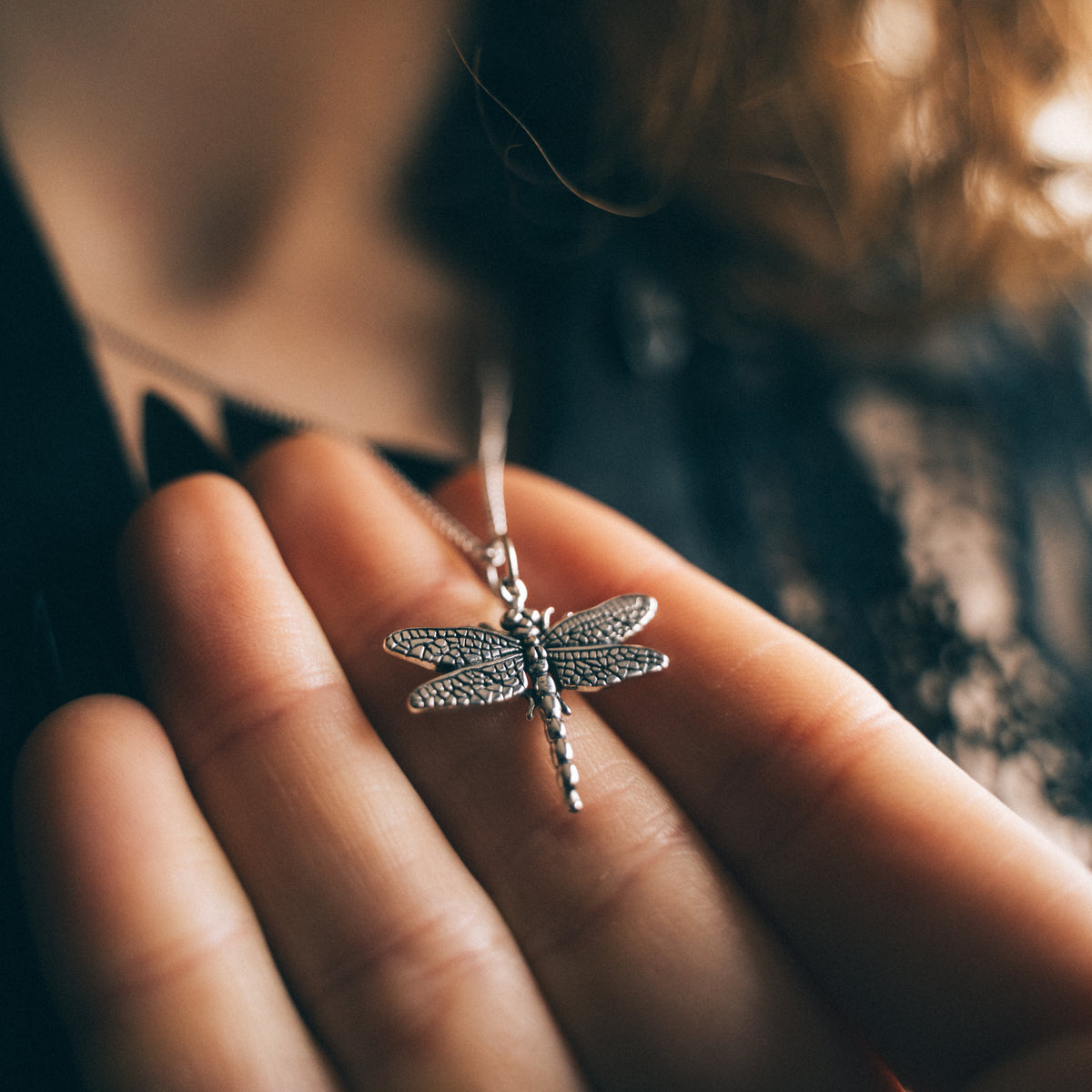 DRAGONFLY - Sterling Silver Necklace