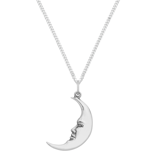 MOON MAN - Sterling Silver Necklace