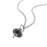 PORCELAIN FUNGUS - Sterling Silver Necklace