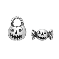 Sterling silver Halloween spooky gothic earrings jewellery