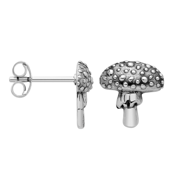 FLY AGARIC - Sterling Silver Studs