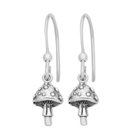 TEENY TOADSTOOL - Sterling Silver Drops