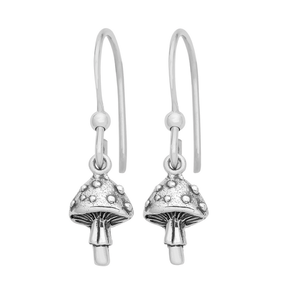 TEENY TOADSTOOL - Sterling Silver Drops