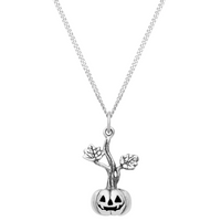 COUNT the PUMPKIN - Sterling Silver Necklace