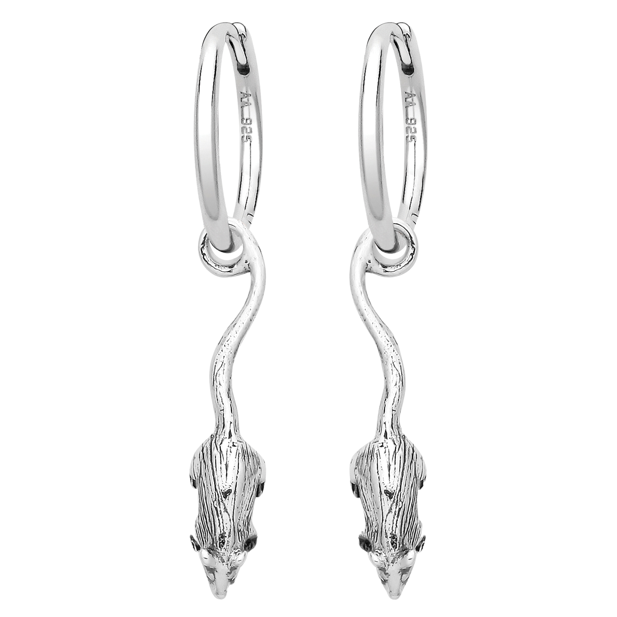 RATS ラッツ TAIL EARRINGS SILVER RATS ラッツ TAIL EARRINGS SILVER 【公式通販】