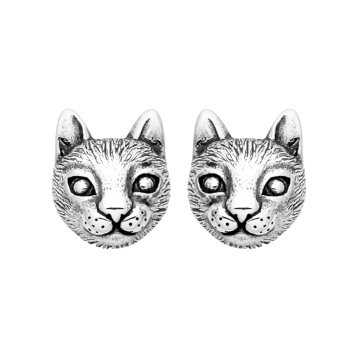 sterling silver car familiar halloween earrings alt gothic alternative jewellery