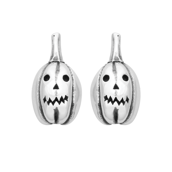 Pumpkin Halloween Gothic Alternative Alt Spooky Earrings Jewellery