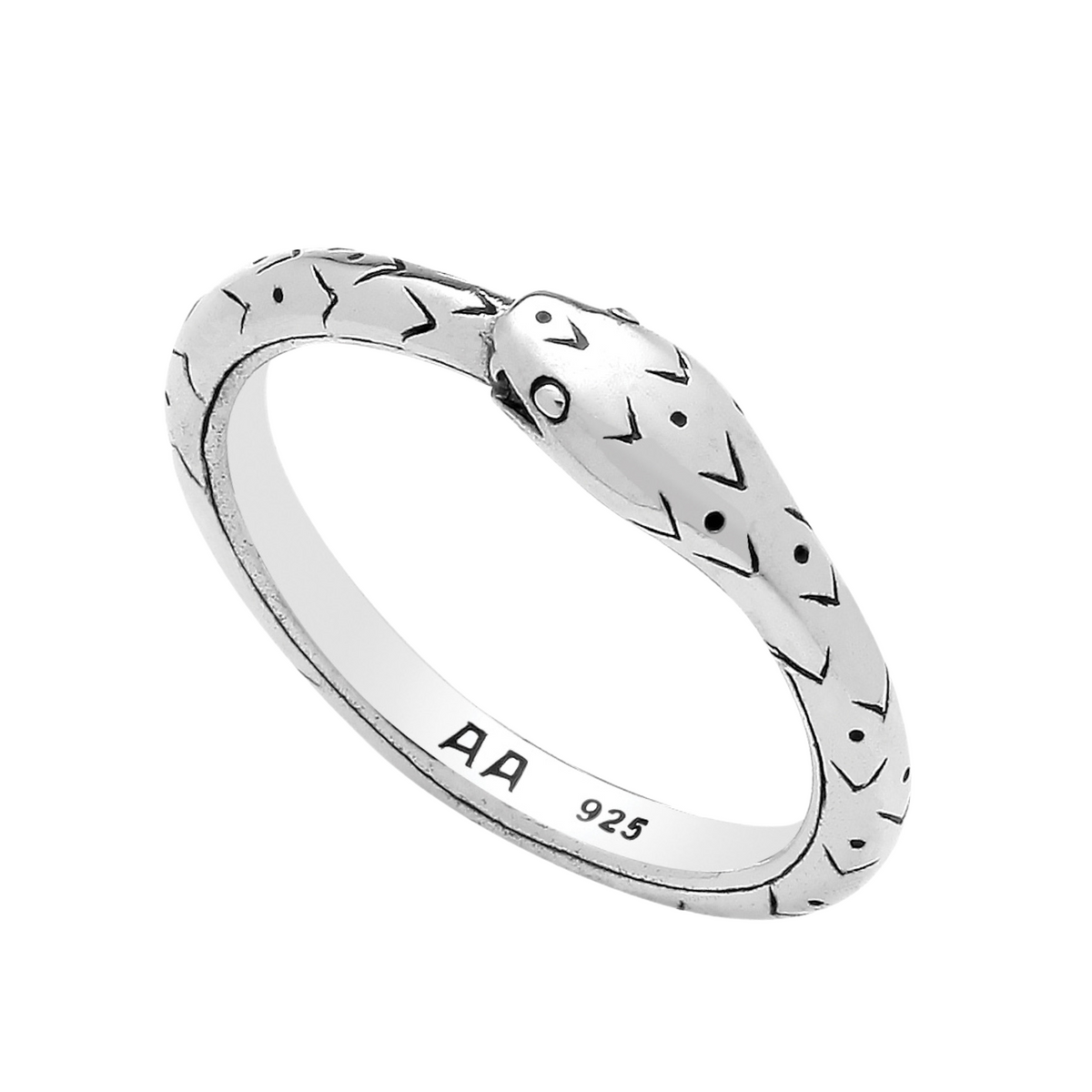 SERPENTINE - Sterling Silver Ring