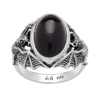 NOCTURNE - Onyx & Sterling Silver Ring