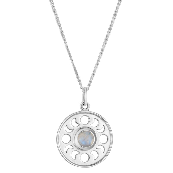 MOONCHILD - Sterling Silver Necklace & Hoop Gift Set