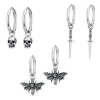 SPOOKY STACK - Sterling Silver Hoop Gift Set