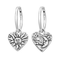 DAYDREAMING - Sterling Silver Locket & Earrings Gift Set