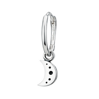 LUNA - Sterling Silver Hoops SINGLE HOOP