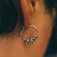 MORTEM - Sterling Silver Hoops