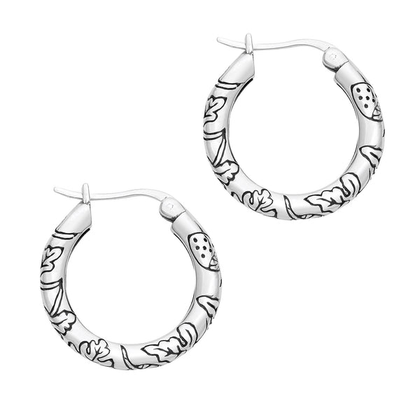 FALL - Sterling Silver Hoops