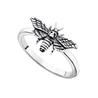 Deathshead moth gothic sterling silver ring alternative witchy bohemian jewellery
