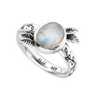 EVERGREEN - Sterling Silver & Moonstone Ring