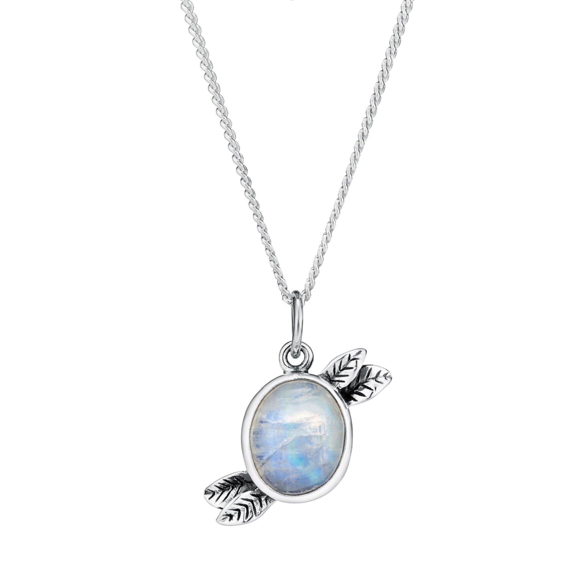 The Moonstone Bolo Necklace | Silver – Zaleska