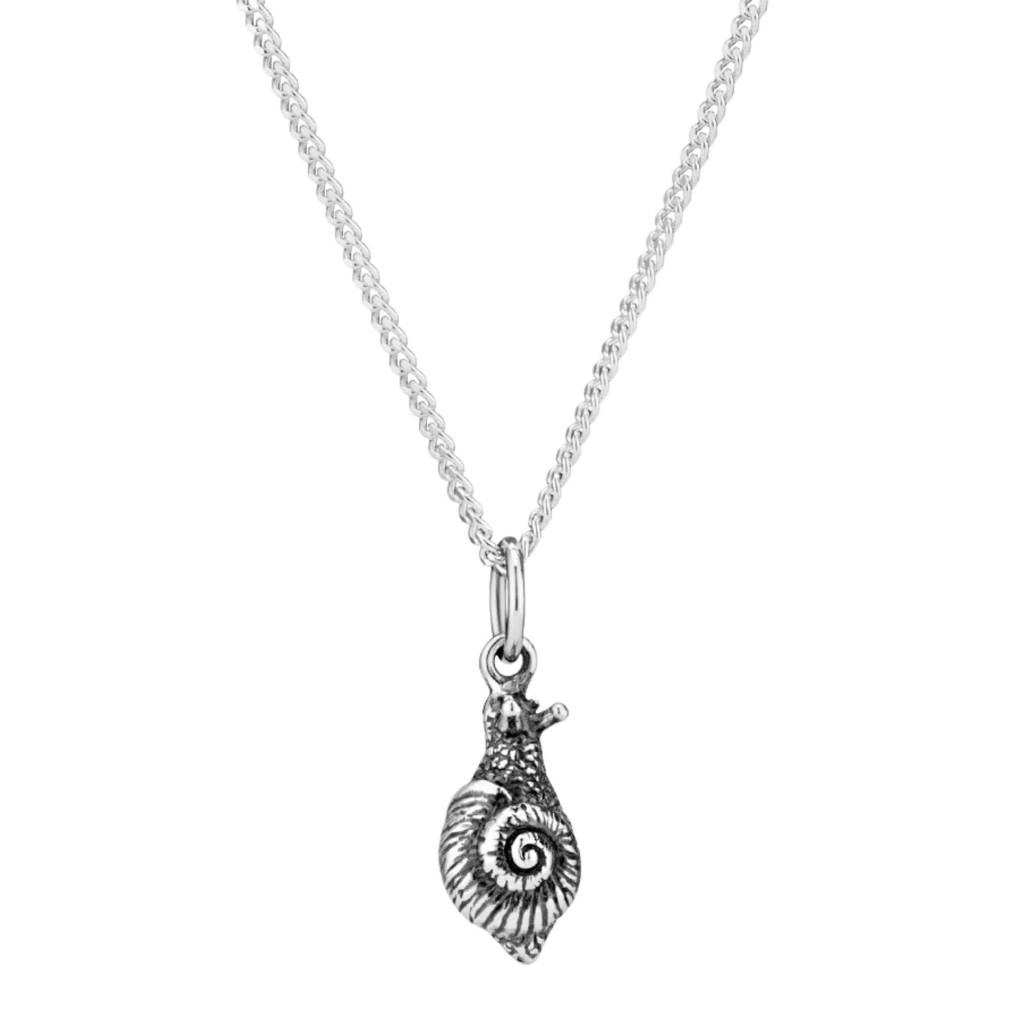 SILVER925 ESCARGOT NECKLACE/シルバー/ネックレス STERLING SILVER SNAIL NECKLACE | AS ABOVE JEWELLERY