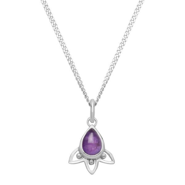 ARIA - Sterling Silver & Amethyst Necklace