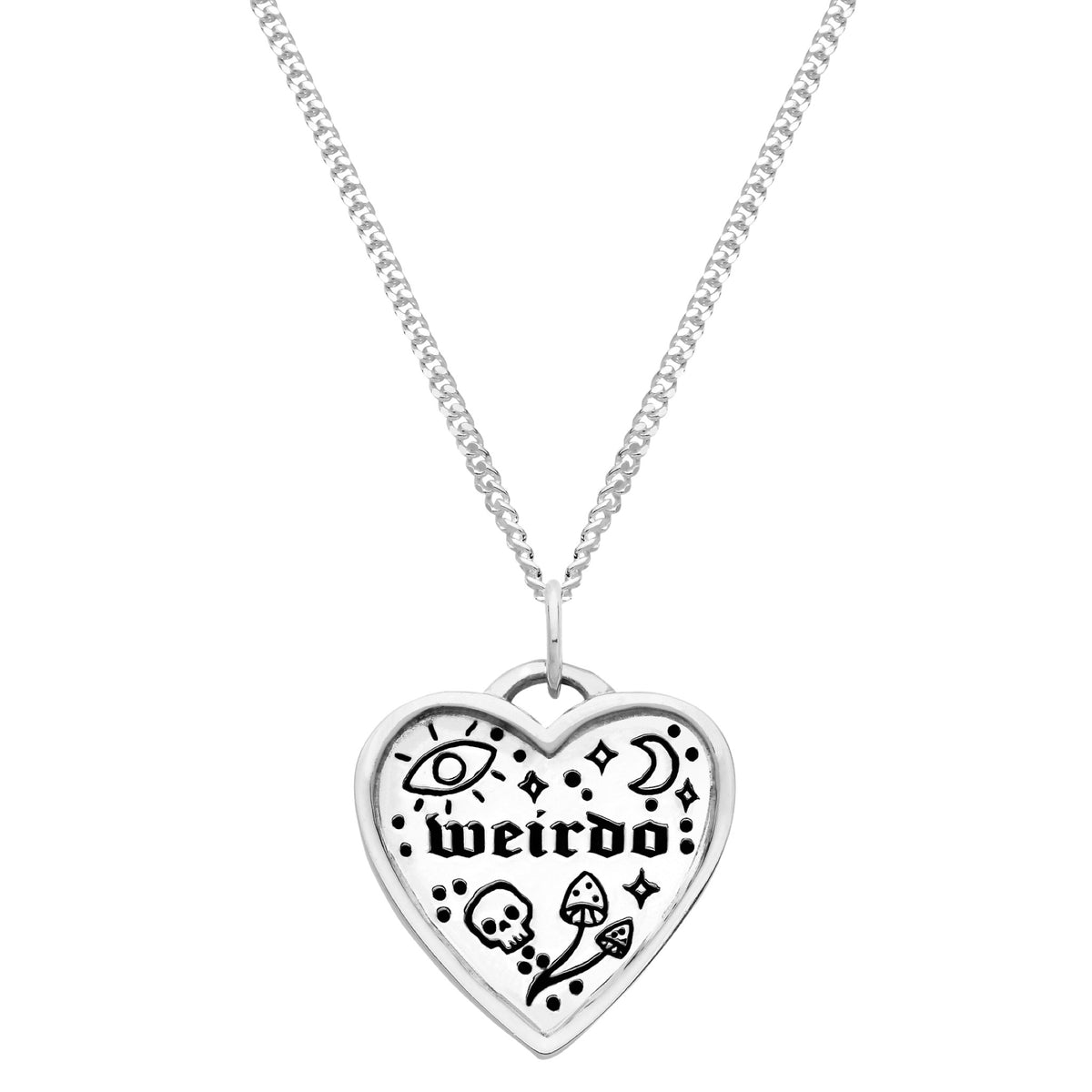 YOU ARE WEIRD - Sterling Silver Necklace