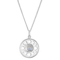 JUST A PHASE - Sterling Silver & Moonstone Necklace - SECONDS
