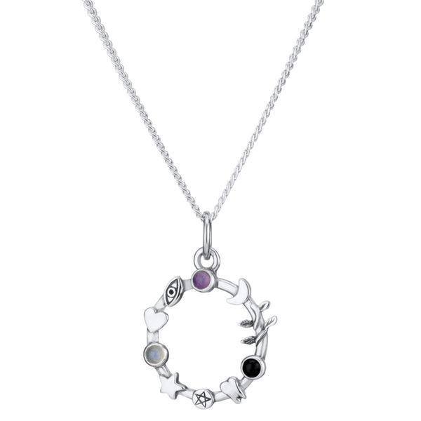 ENCHANTMENT - Sterling Silver & Gemstone Necklace