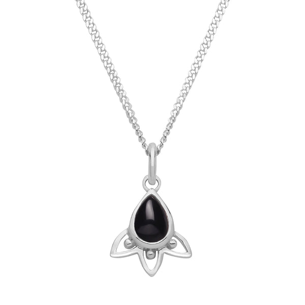 ARIA - Sterling Silver & Onyx Necklace