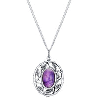 WILD WOODS - Amethyst & Sterling Silver Necklace