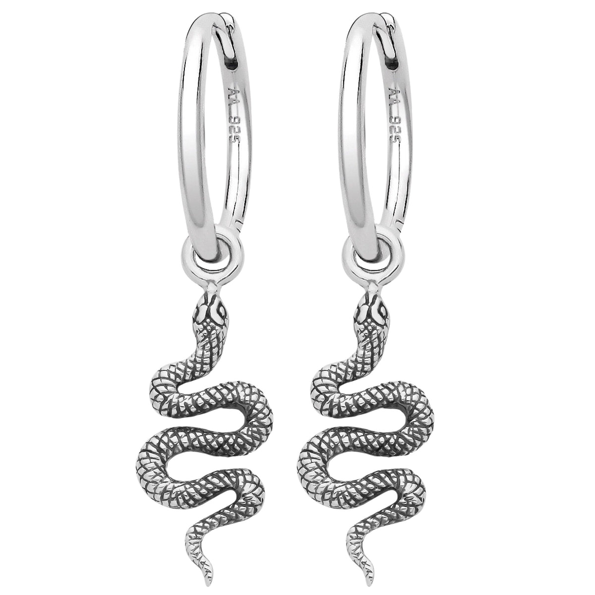 SNAKE HOOP EARRINGS AS ABOVE JEWELLERY - Main Image