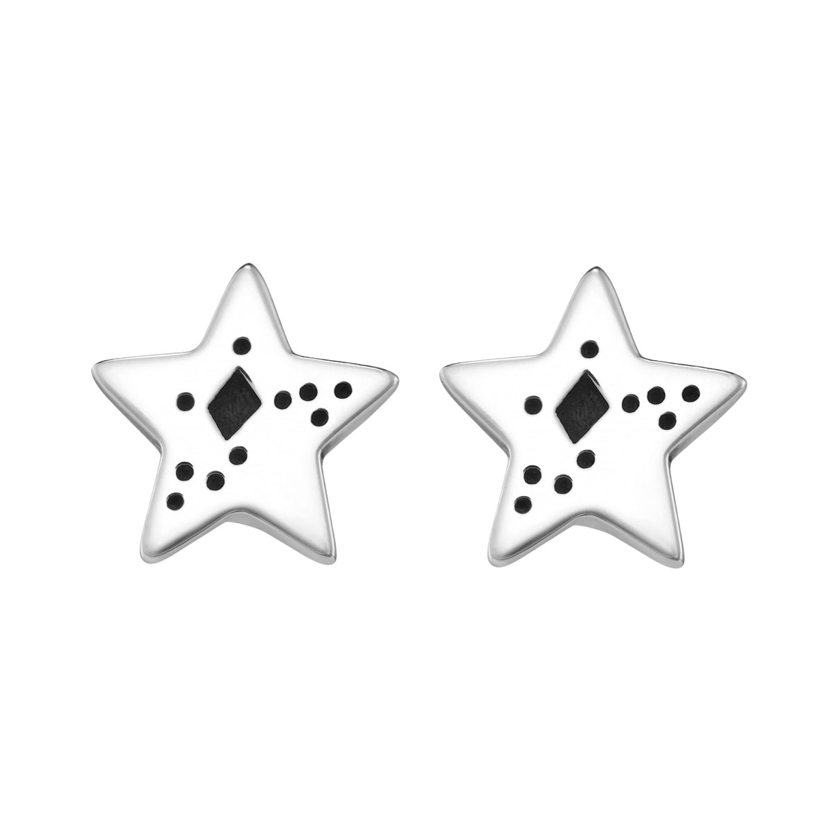 Sterling silver star celestial boho earrings bohemian jewellery